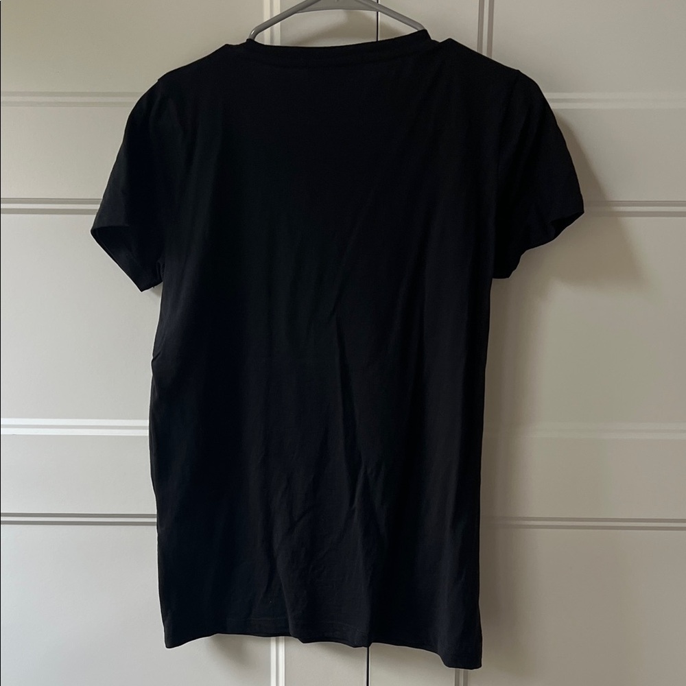 Trussardi Black Tee with Pink and White Graphic - Picture 8 of 8